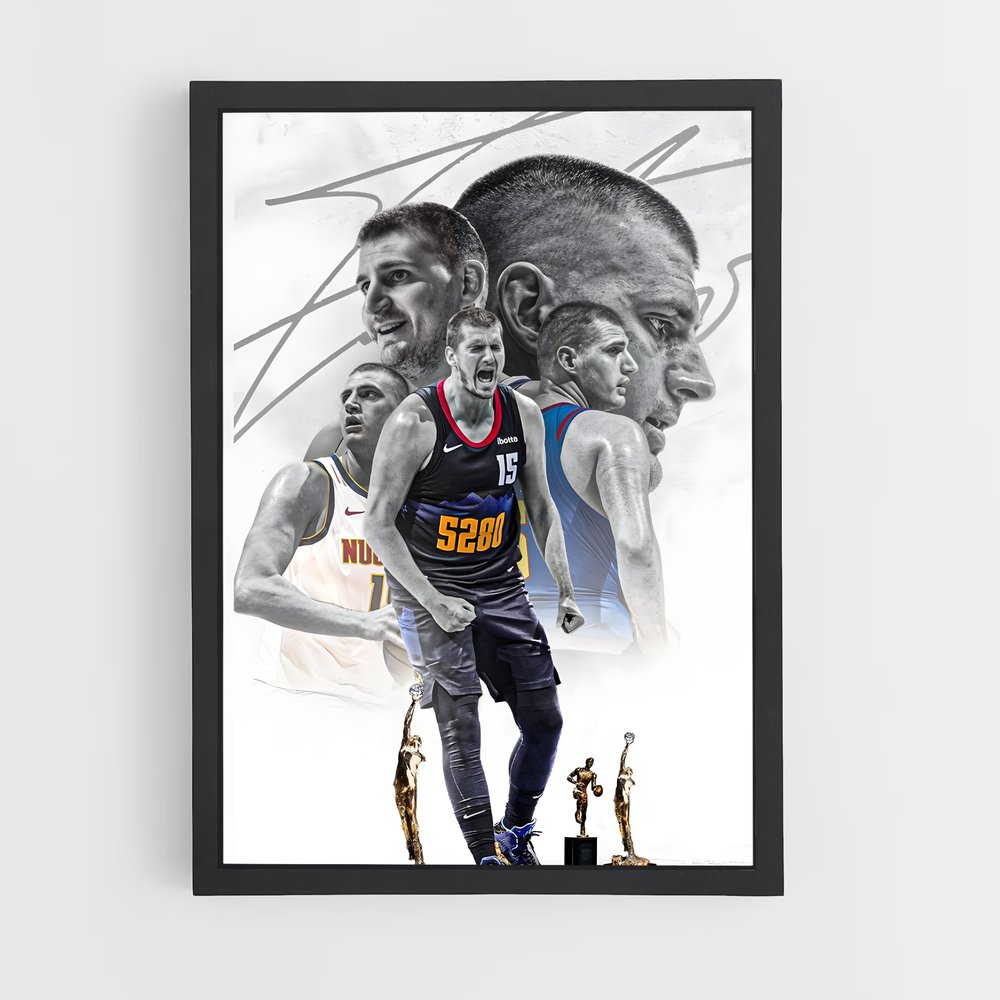 Poster Champion des Arènes – affiche Basketball (vue 2)